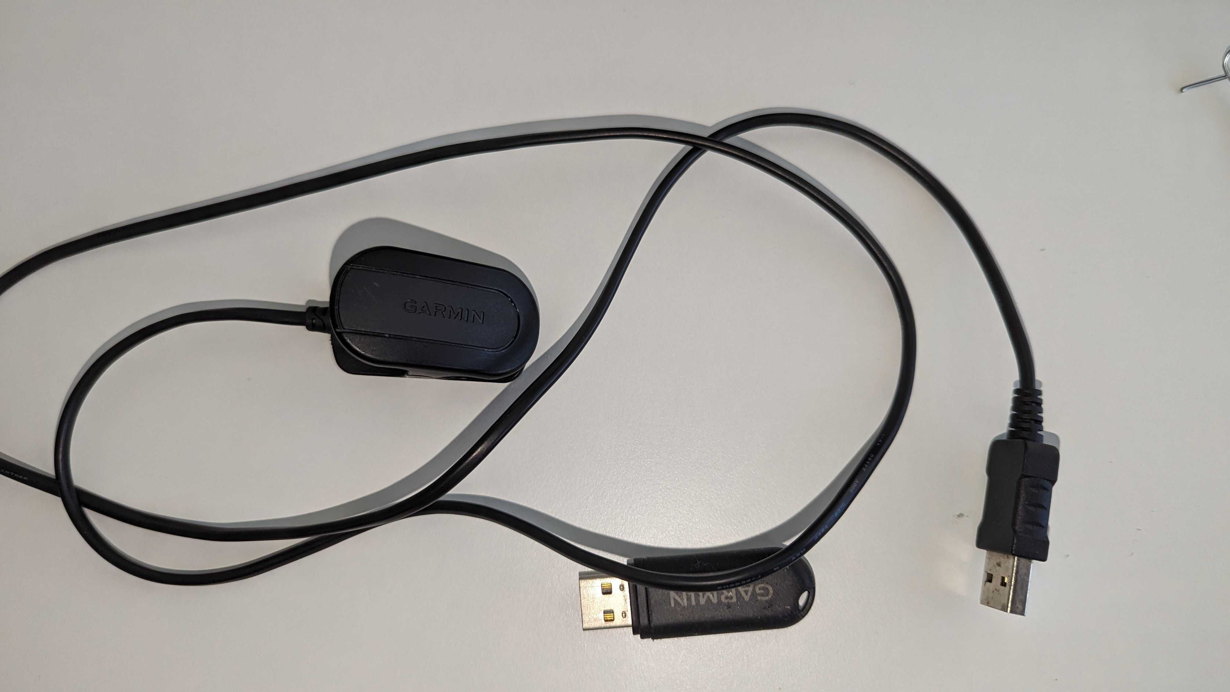 Carregador Garmin Original e Adaptador ANT+ USB