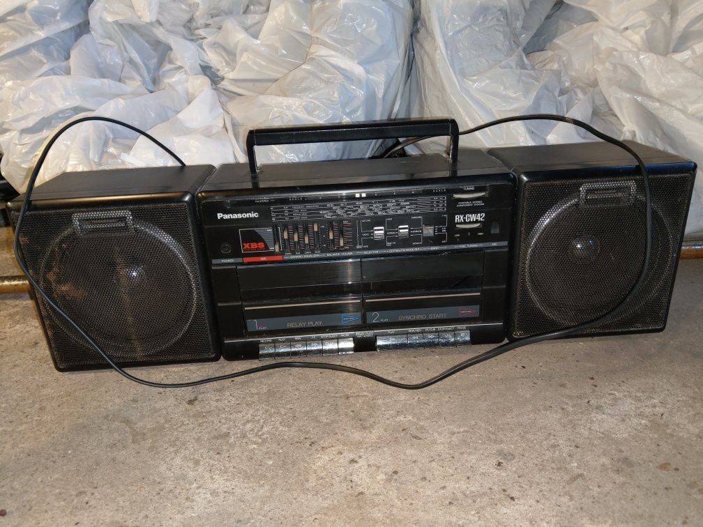 Radio Panasonic FM Stereo na kasety magnetofonowe retro