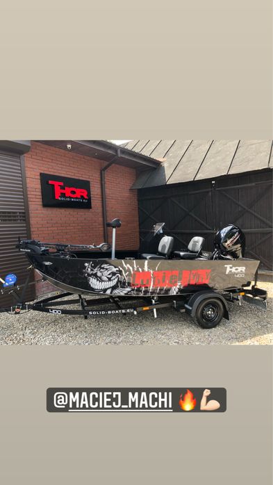 łódź Thor 400 SPM (2021) + silnik Mercury 40 ELPT EFI + przyczepa