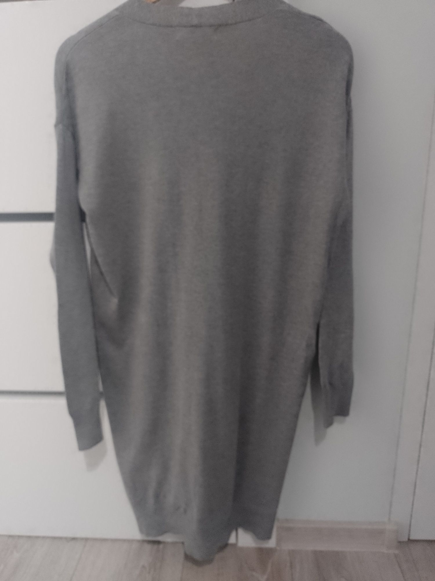 Next długi damski sweter roz L 40