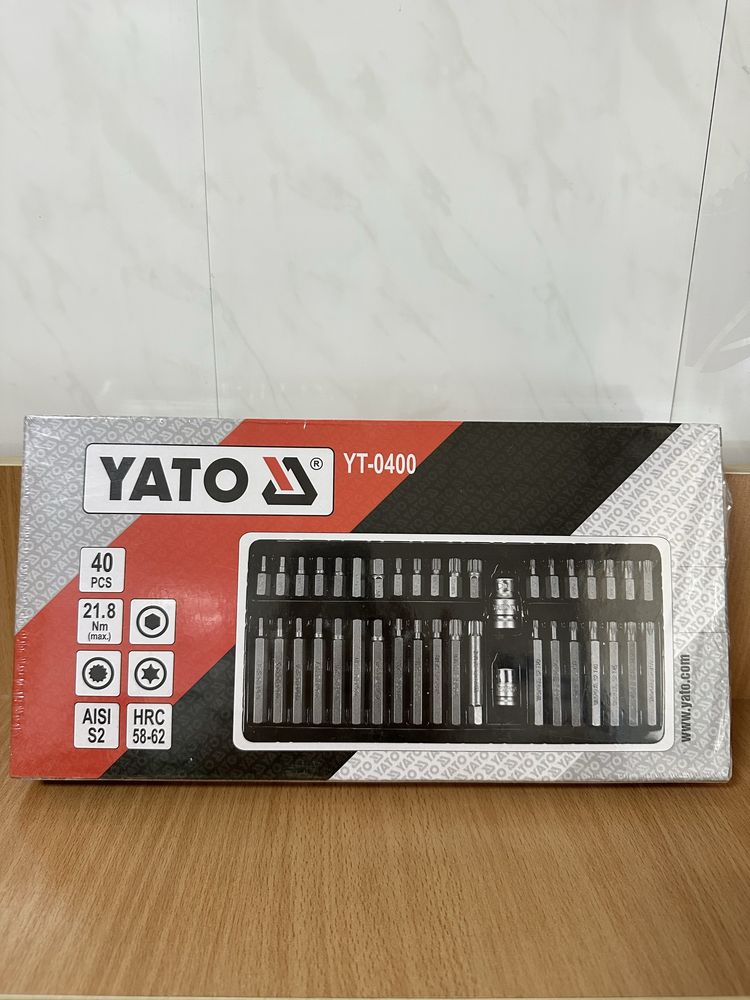 Набор профессиональных бит YATO YT-0400