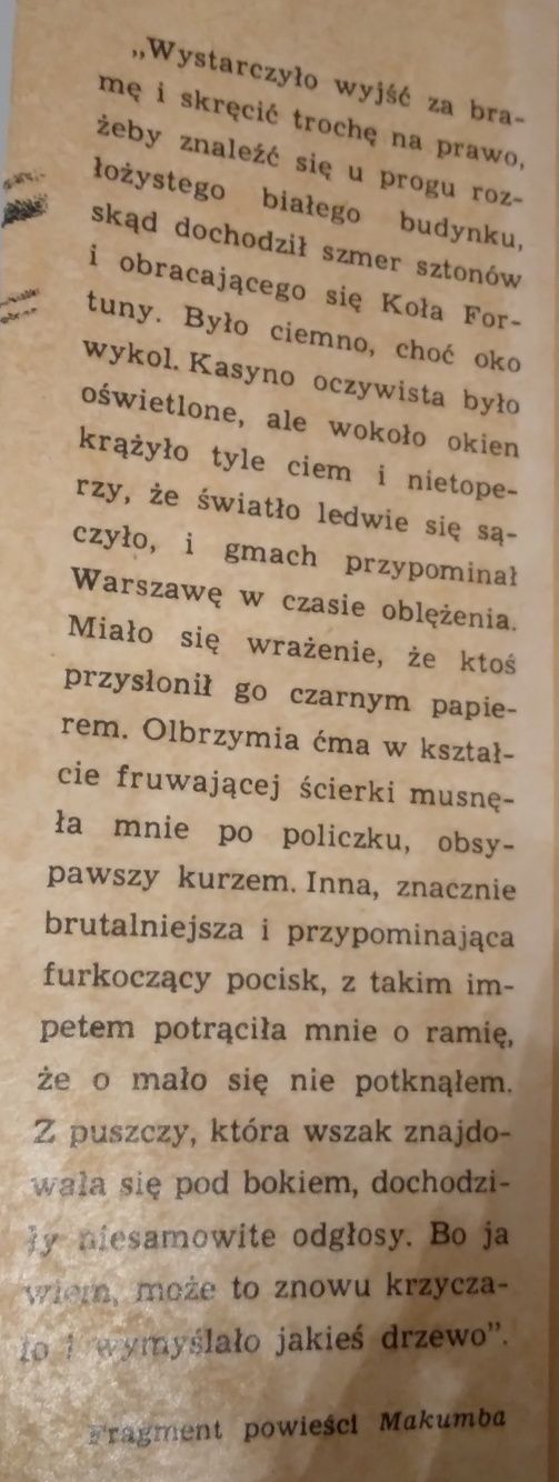 Makumba czyli drzewo gadające - Michał Choromański