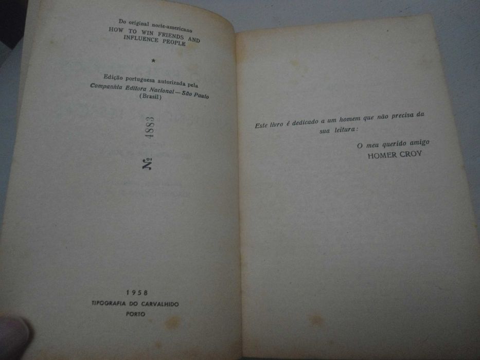 Como Fazer amigos e influenciar pessoas por Dale Carnegie