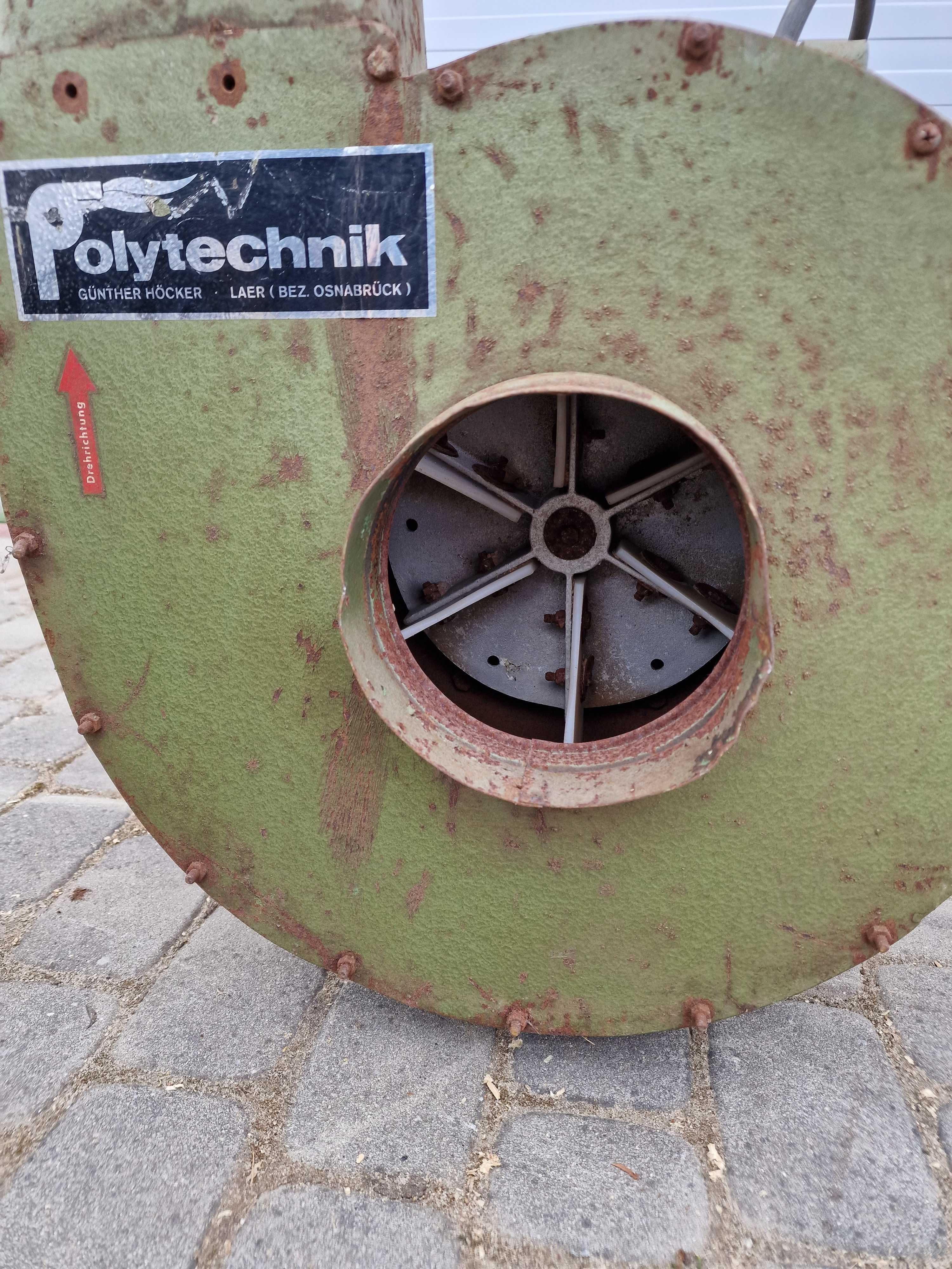 Wentylator Hocker Polytechnik 2,2kw odciąg do trocin Schuko Nestro
