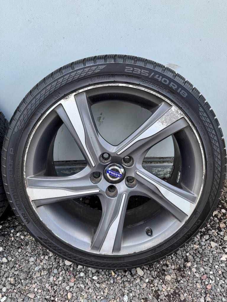 Koła Alufelgi 18 r-design volvo v40 v60 s60 5x108 zimowe NOKIAN