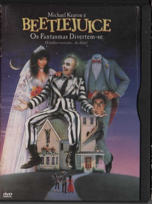 Dvd Beetlejuice - Os Fantasmas Divertem-se - comédia - Michael Keaton