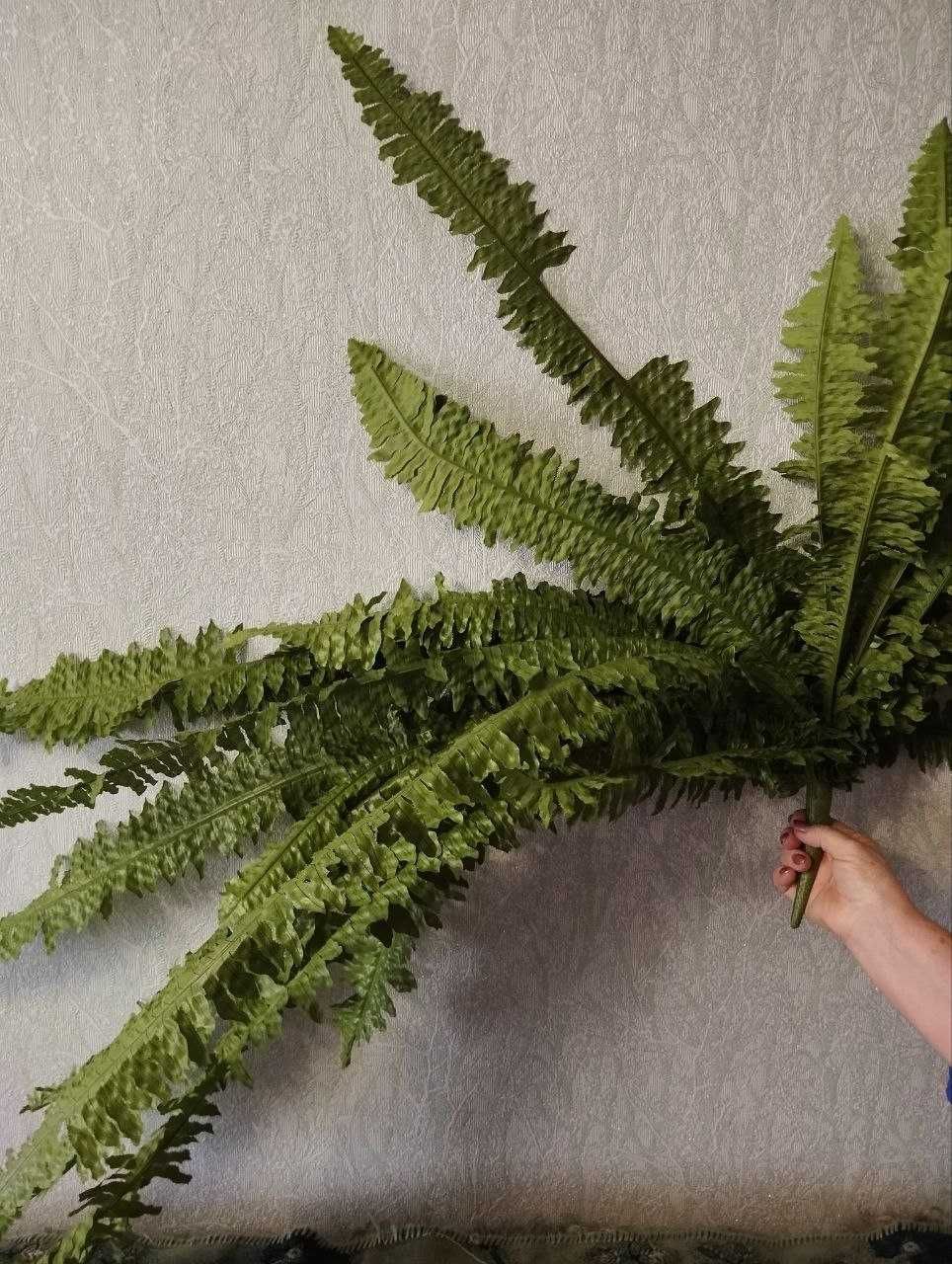 Озеленение интерьера: листья из фетра папоротник