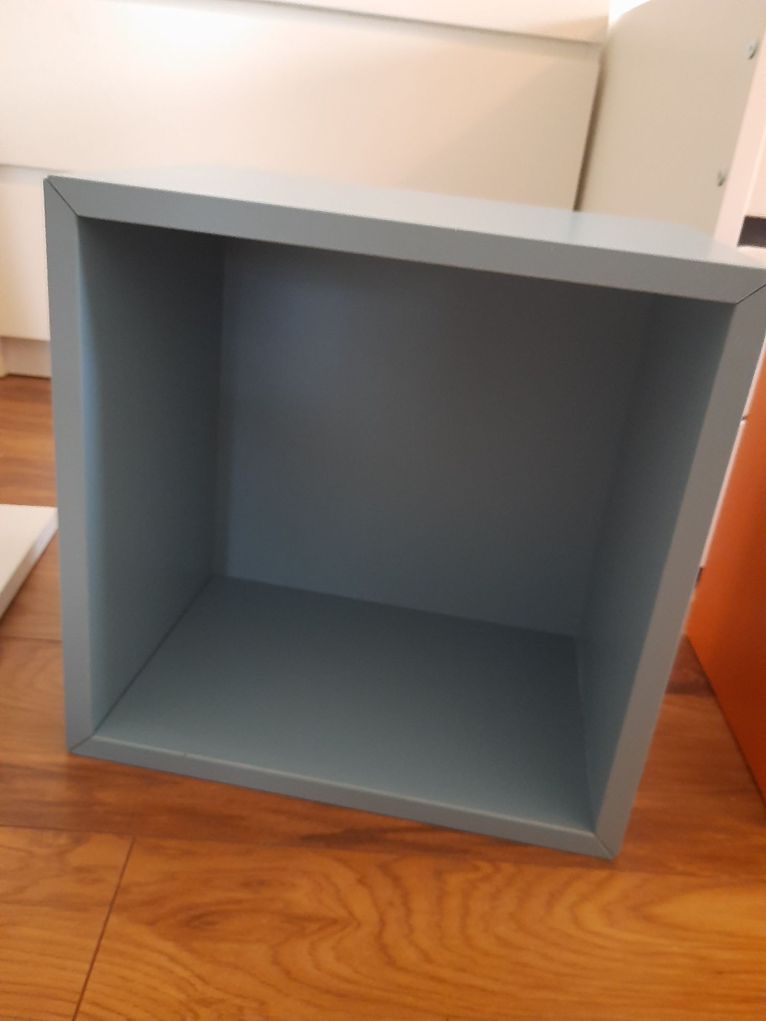 2 szafki ecket ikea pomaranczowa niebieska