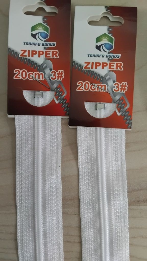 Fechos Zipper Variados-Lote de 7