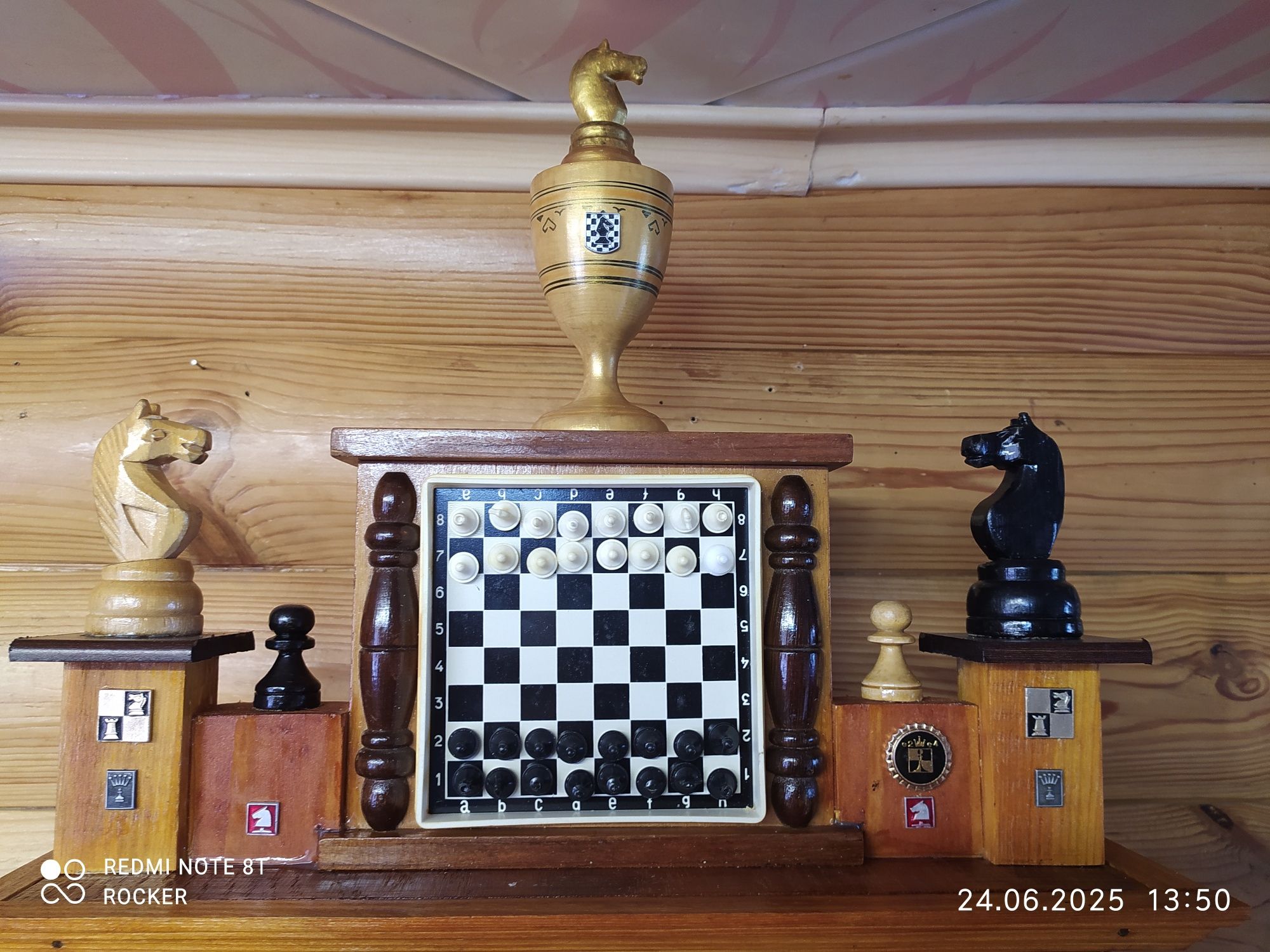 Годинник "Шахматист", Настінний, маятниковий, з Боєм і Барометром.