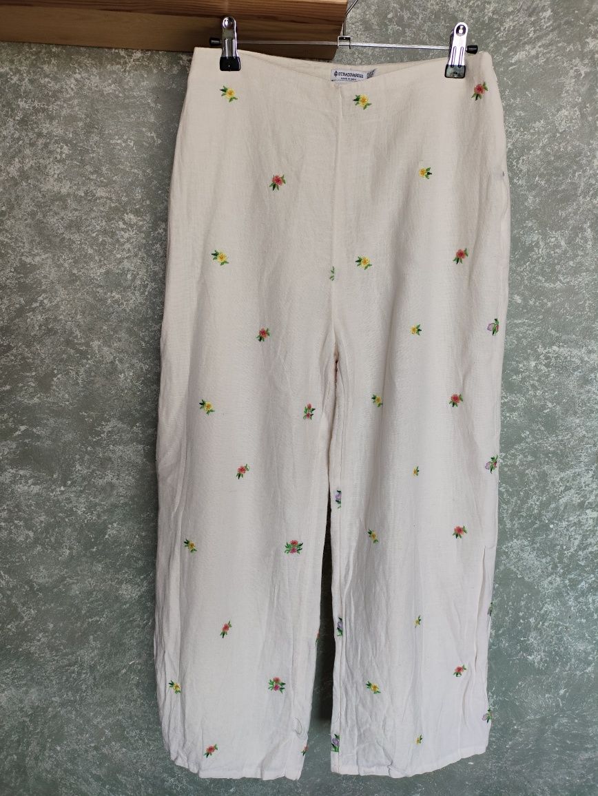 Spodnie damskie 100%bawełna Stradivarius S