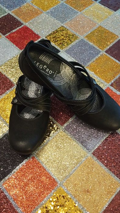 Baleriny w kolorze czarnym