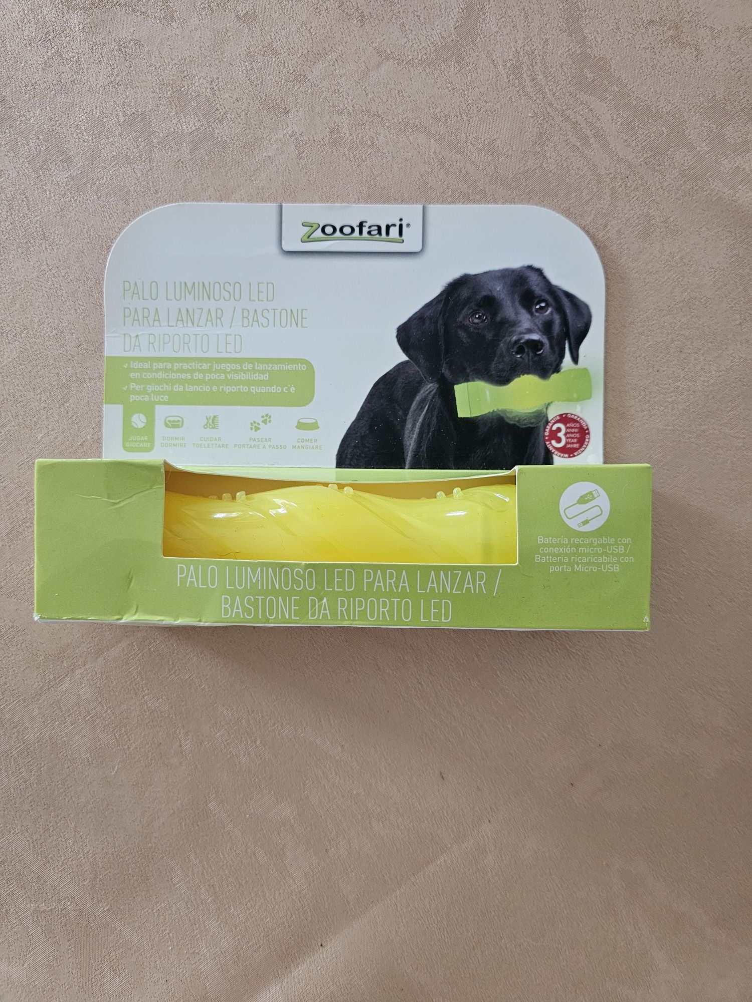 Bastão lançamento Led cães