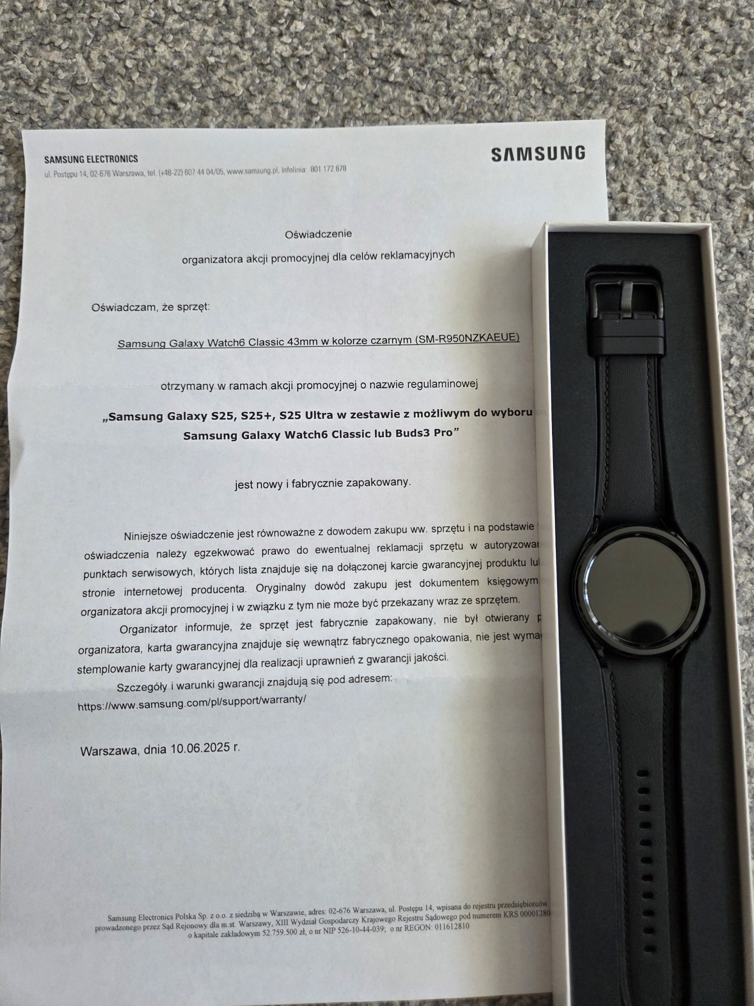 Samsung Galaxy Watch6 Classic 43mm
