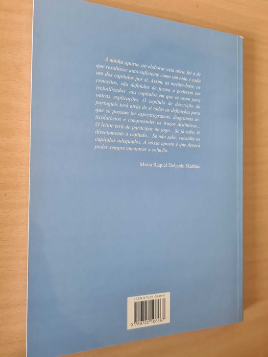 Livro "Ouvir Falar - Introdução à Fonética do Português"