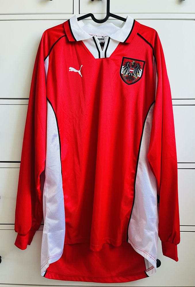 Austria 1998 away player issue koszulka piłkarska Puma