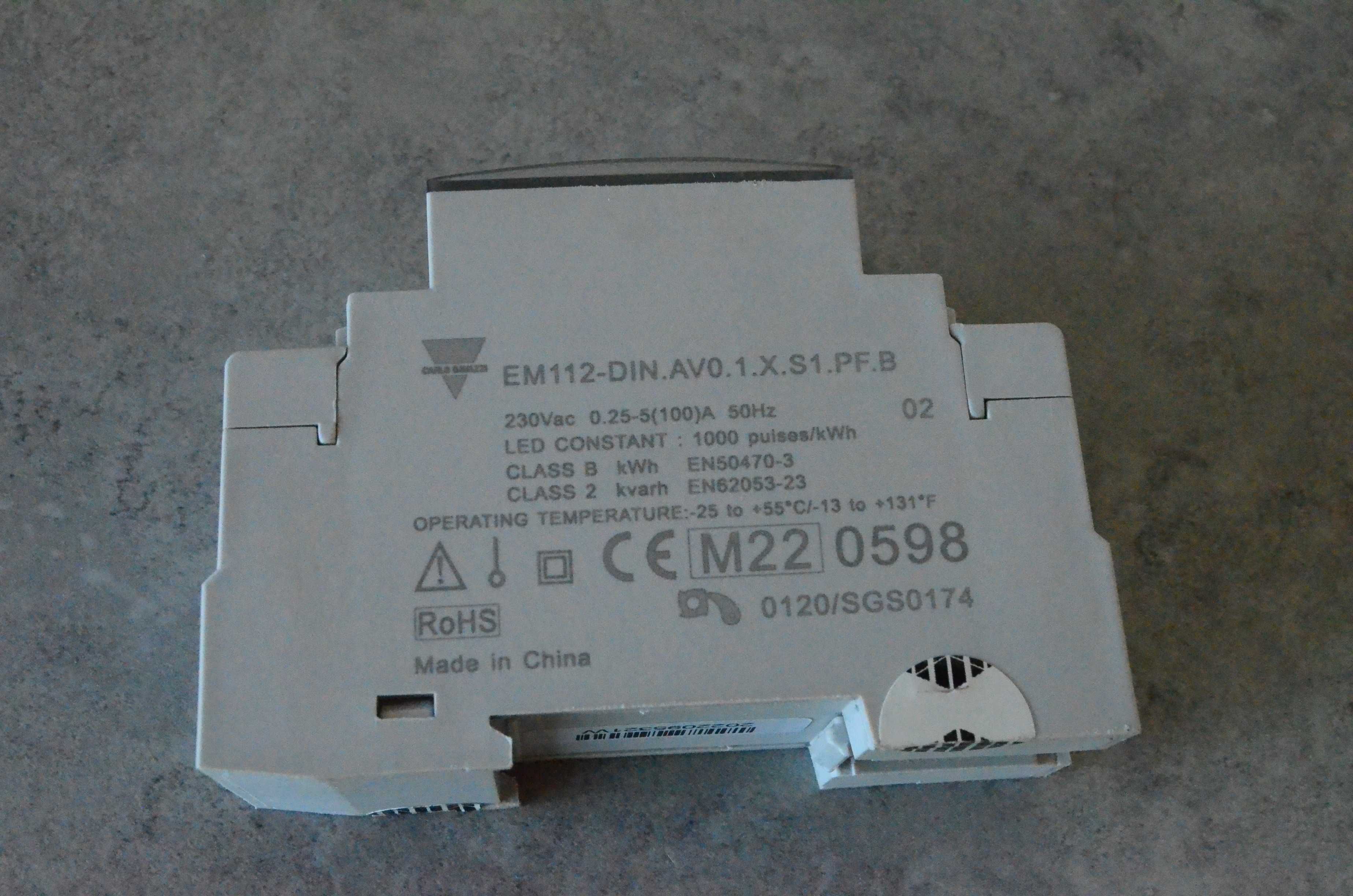 Miernik energii EM112 szyna DIN jednofazowy wyj. Modbus RS485 230 VAC