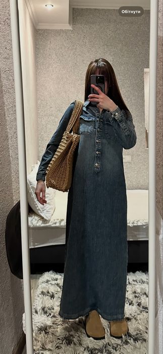 Джинсова сукня Zara розмір xs
