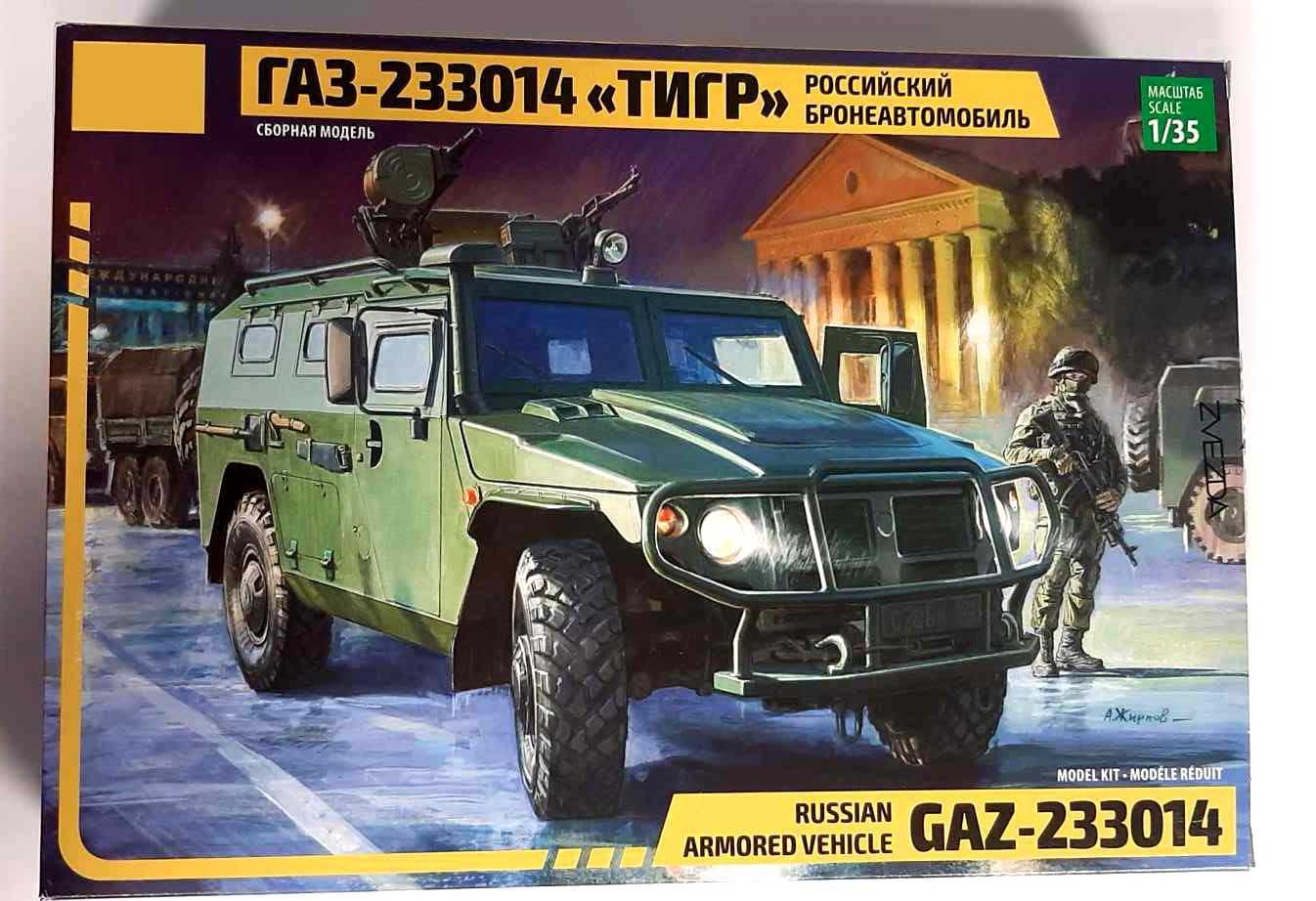 Model plastikowy GAZ-233014 Tiger 1/35 ZVEZDA NOWY