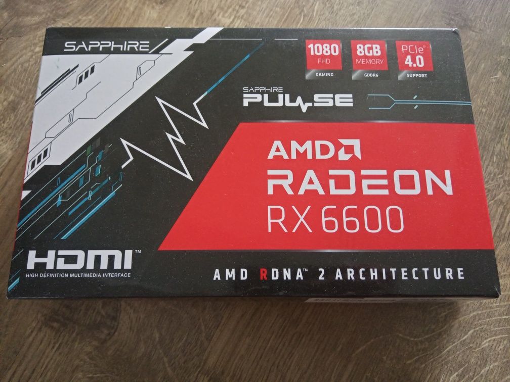 Відеокарта Sapphire Radeon RX 6600 PULSE 8 GB GDDR6