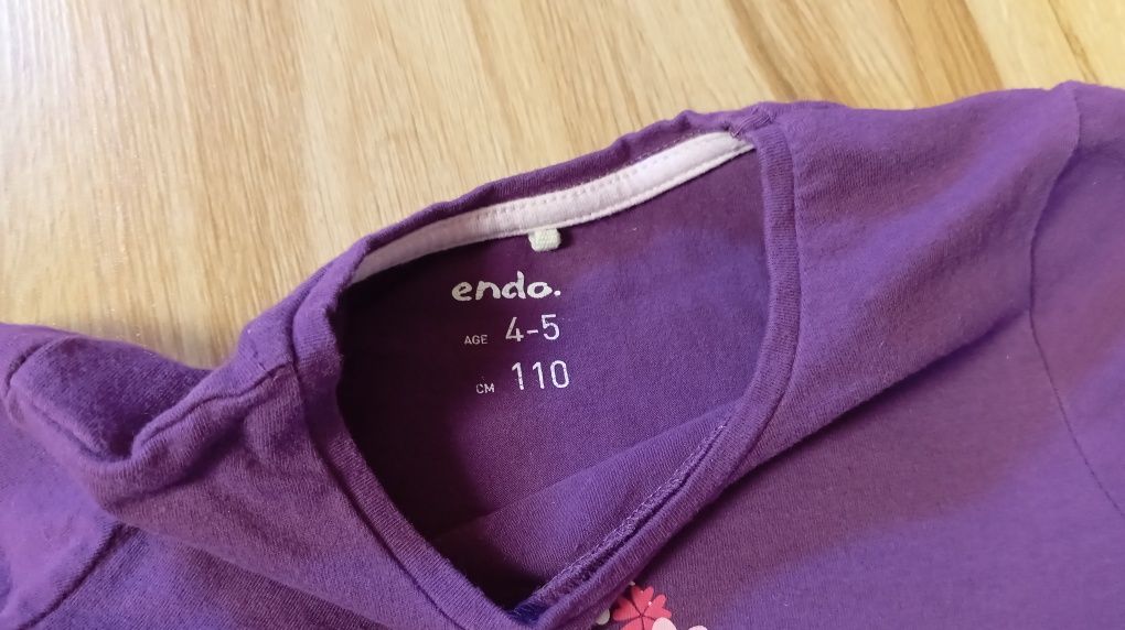 Koszulka z długim rękawem, longsleeve, Endo, rozmiar 110, Japonka