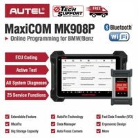 Máq. Diagnostico Auto Autel MaxiCOM MK908P Nova Versão 2022