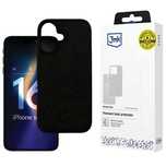 3MK Silicone Case iPhone 16 Plus 6.7"czarny/black