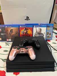 Playstation 4 PRO + 2 Pady + 7 gier