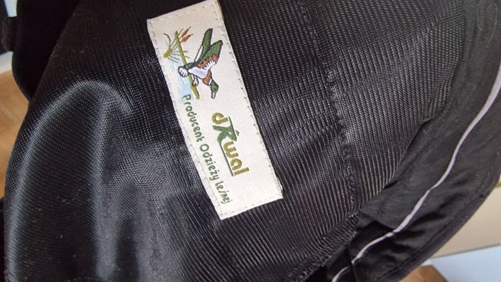 Mundur wyjściowy POLICJA - gabardyna - spodnie + bluza- OKAZJA!