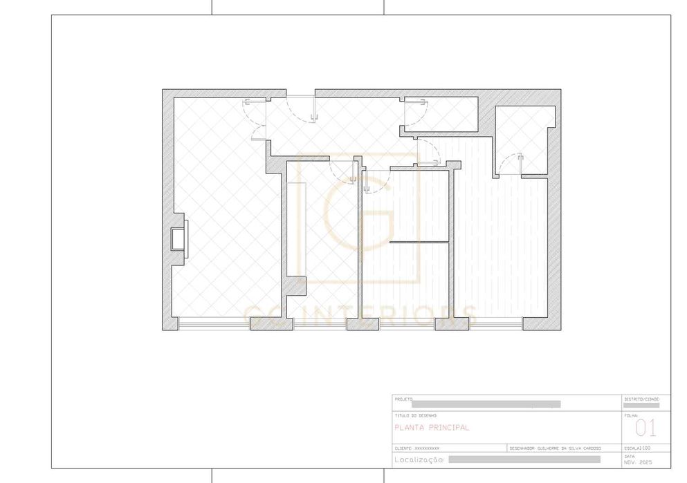 Desenhador de Projetos de Arquitetura – Plantas, Cortes, Alçados, CAD