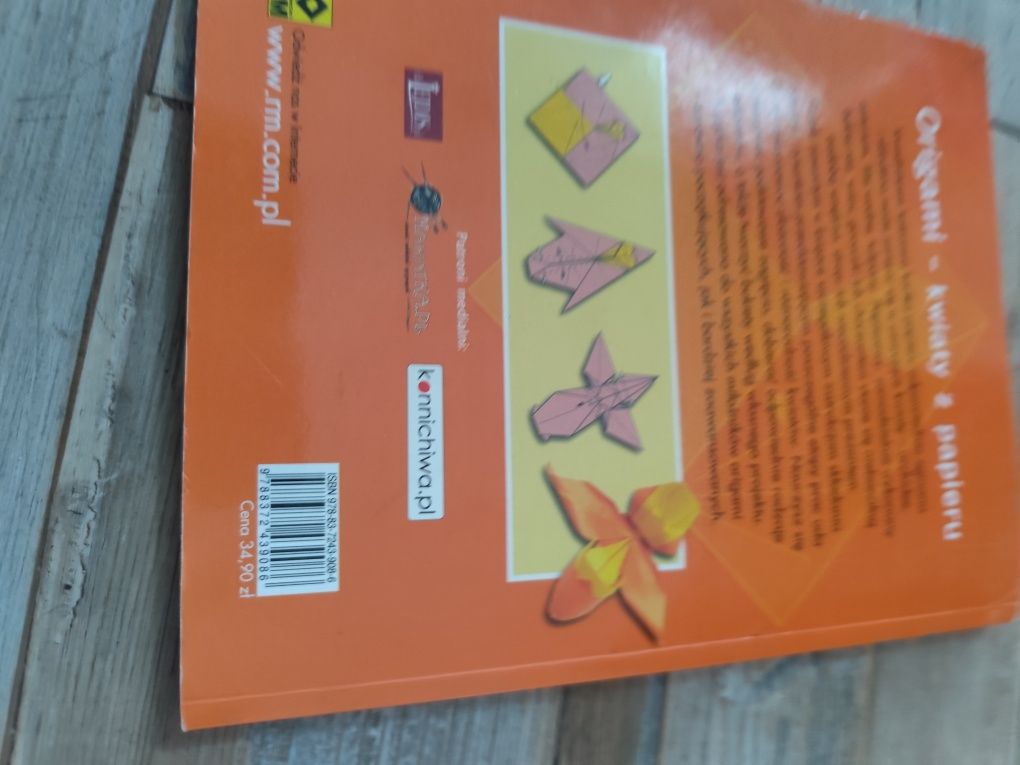 Origami kwiaty z papieru