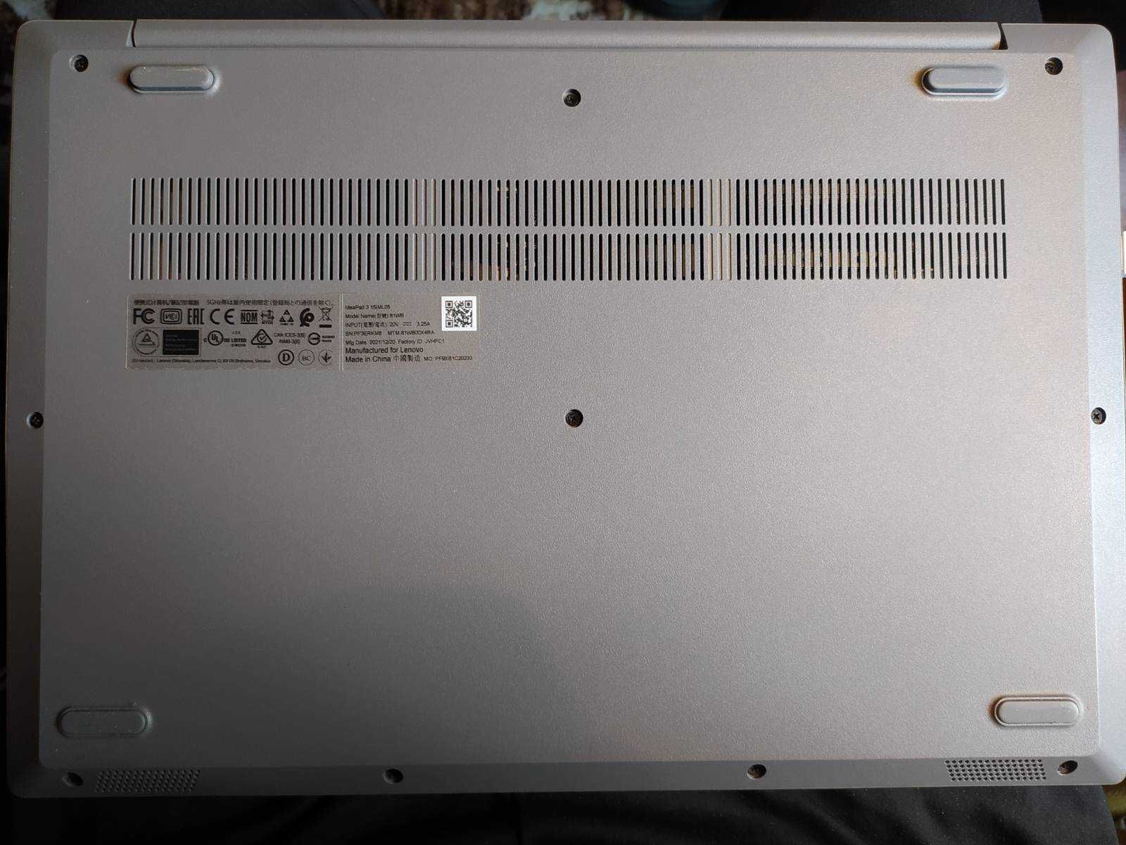 Ноутбук Lenovo ideapad 3i 15IML05