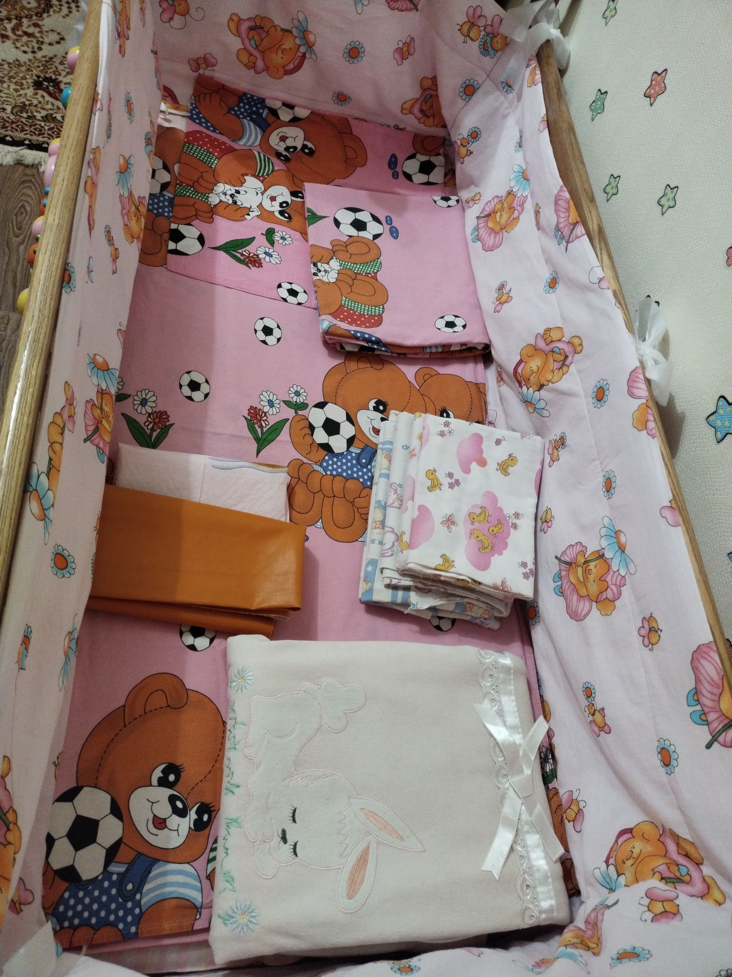 Детская кроватка ліжечко колиска одеяло зима плед конверт пеленки пост