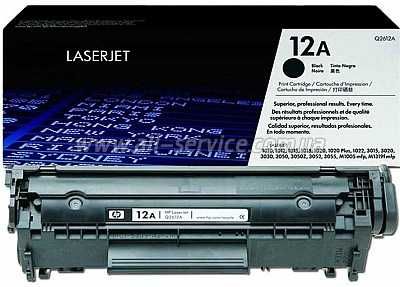 картридж заправлен Q2612A ориг HP12A canonLBP2900 MF4018 HP1020 HP1022