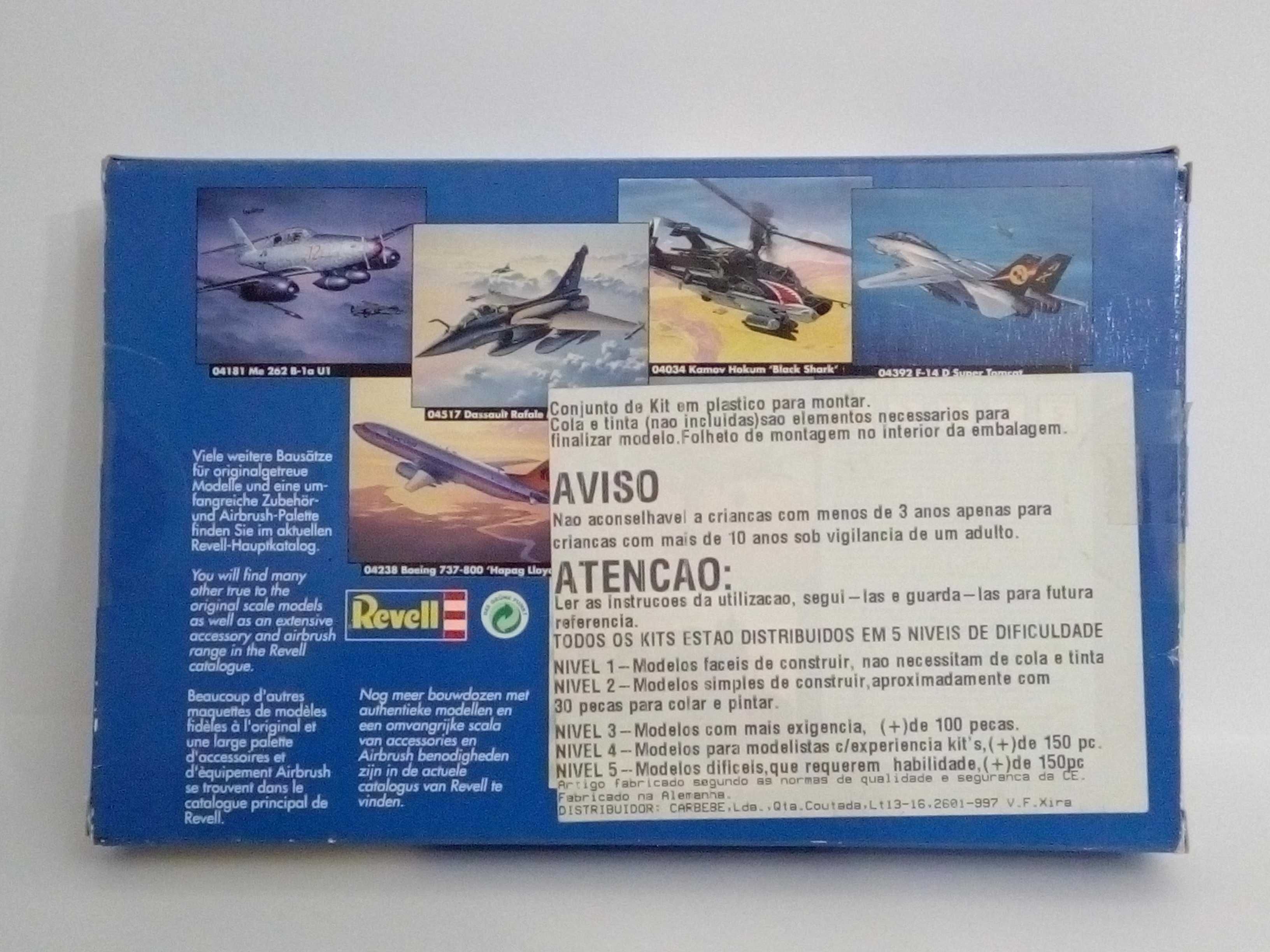 Maquetes/kits de aviões