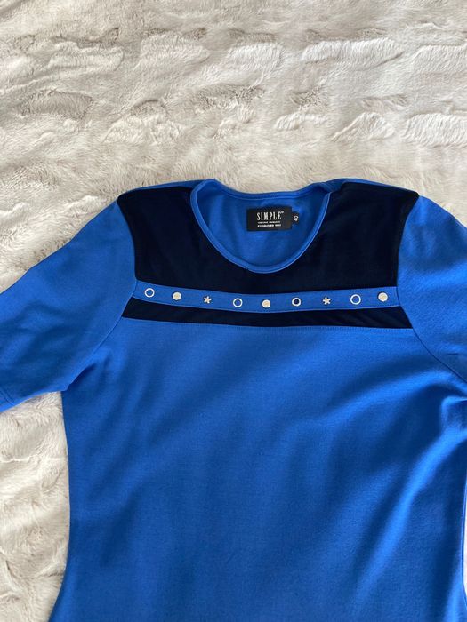 Sukienka niebieska Simple