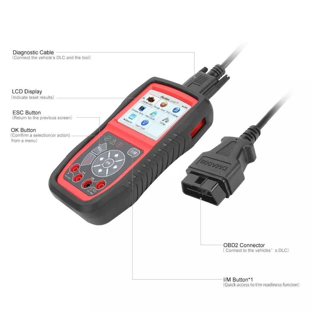 Сканер Autel AutoLink AL539 OBDII CAN