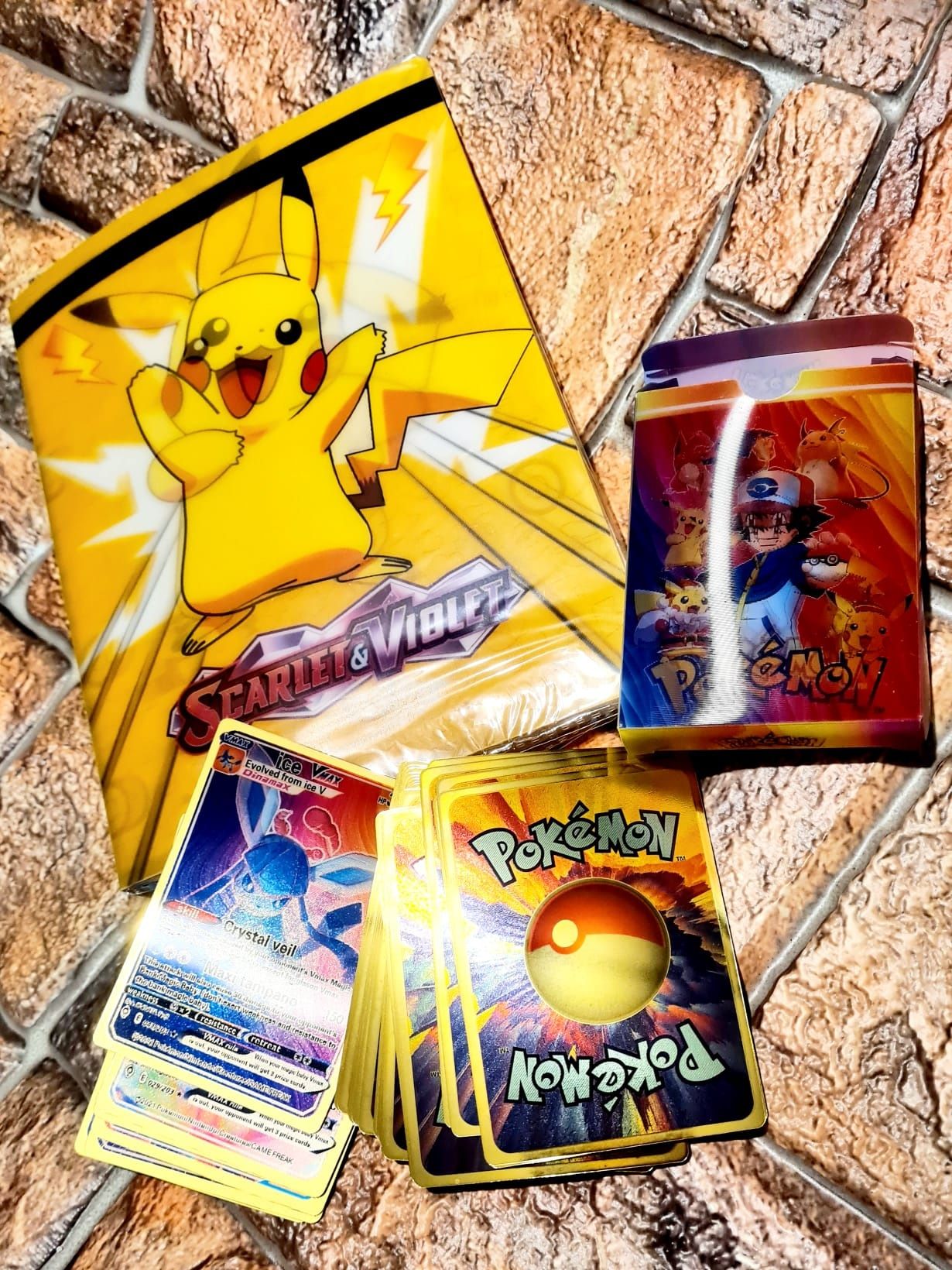 Ekstra zestaw Pokemon album format A5 + karty nowe