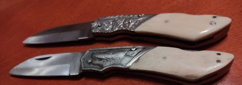 Zestaw 2 noży myśliwskich nóż składany scyzoryk składany solidne