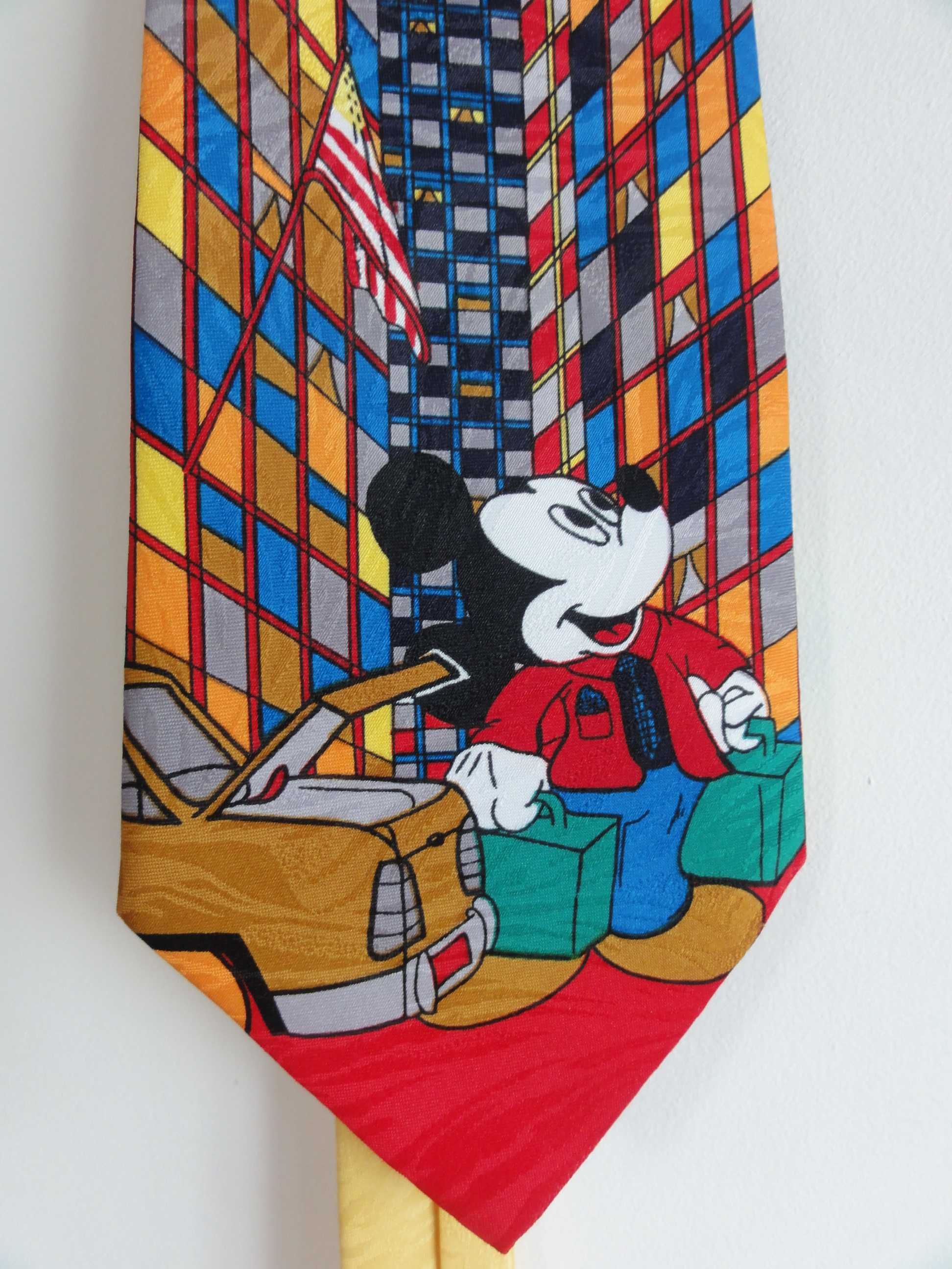 Подарок б/упаков.:галстук винтаж Disney Mickey №556131-4286РЕДКИЙ ЛЮКС