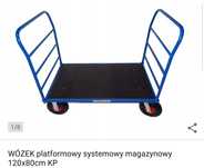 Wózek platformowy transportowy 120x80