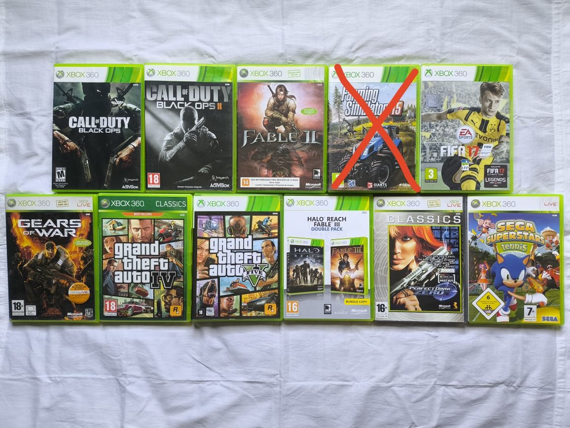 Vários Jogos Xbox 360