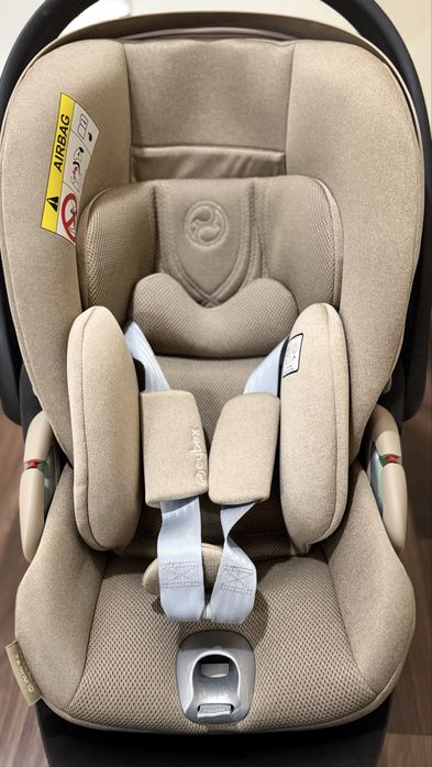 Автокрісло Cybex Cloud T i-Size Plus  Cozy Beige + база cybex Т black