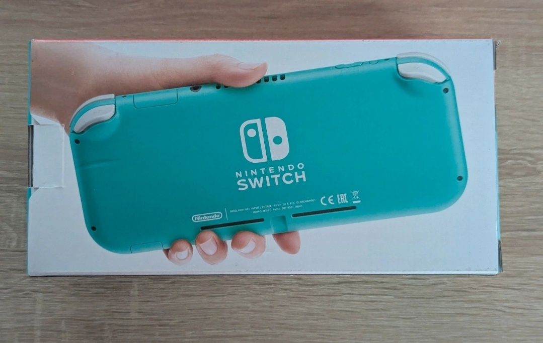 Nowa konsola Nintendo Switch Lite Turkusowa 32GB + microSDXC 128GB
