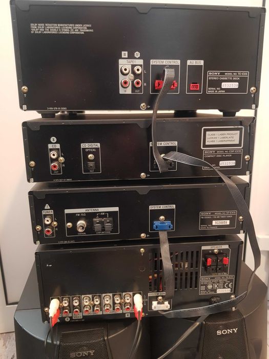 Wieża Sony 4 Segmenty Made In Japan