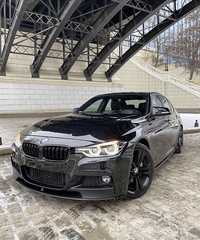 Накладка на передний бампер BMW 3 F30 F31 M Performance губа на бампер