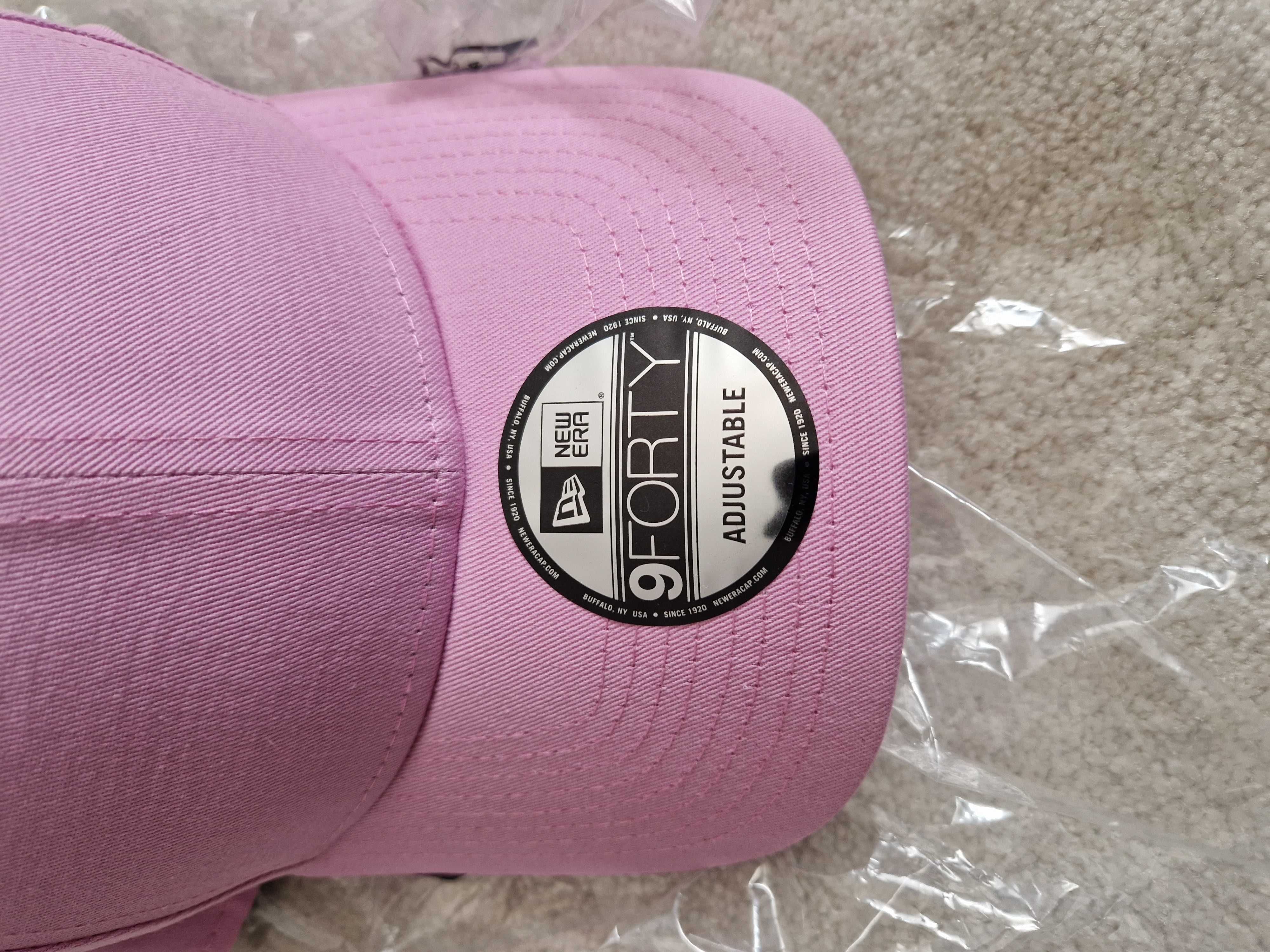 Czapka New Era Różowa bez logo 9FORTY Nowa