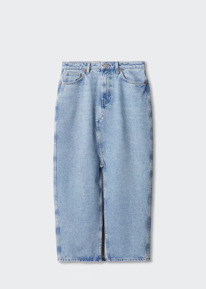 Юбка maxi, джинсовая юбка длинная
