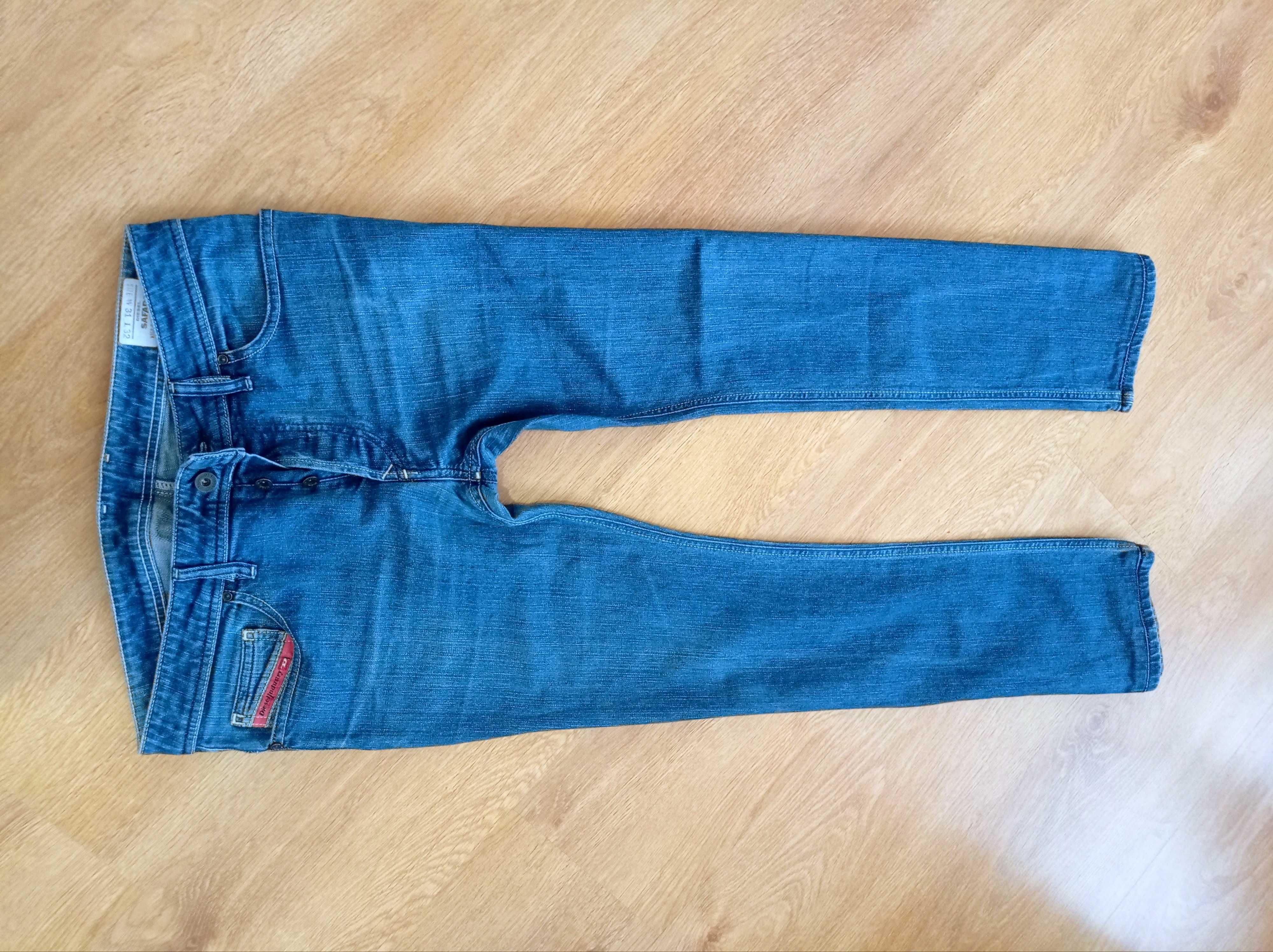 DIESEL Jeansy spodnie XL 32/32 męskie W31 L32 elastan dżinsy w31L32