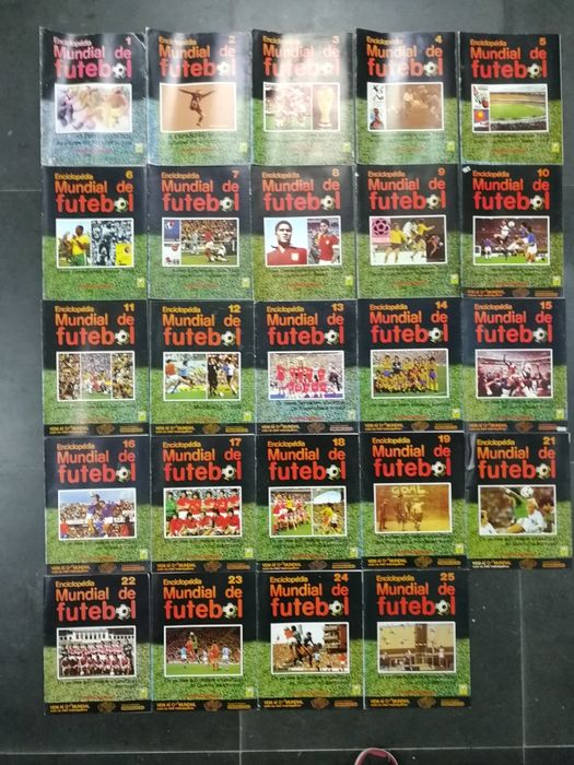 Enciclopédia Mundial de Futebol n.1/n.25